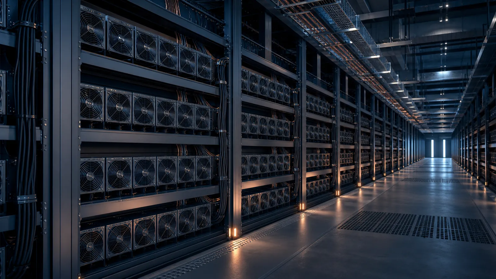 Concept image of modular unbranded ASIC hosting infrastructure